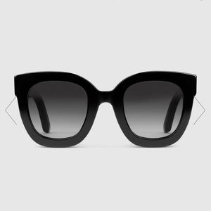 Gucci Round-Frame Acetate Sunglasses with Star